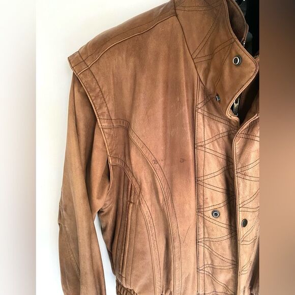 Wilsons Leather Adventure Bound Thinsulate Brown Leather Jacket Men’s Large - Picture 4 of 13